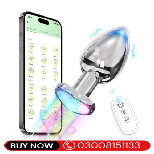  Luminous Vibrating Butt Plug In Pakistan 