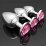 3 Pcs Set Luxury Metal Butt Plug Toys In Pakistan - Image 2