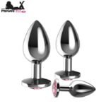 3 Pcs Set Luxury Metal Butt Plug Toys In Pakistan
