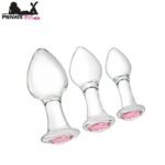 Premium Glass Unisex Butt Anal Plug In Pakistan
